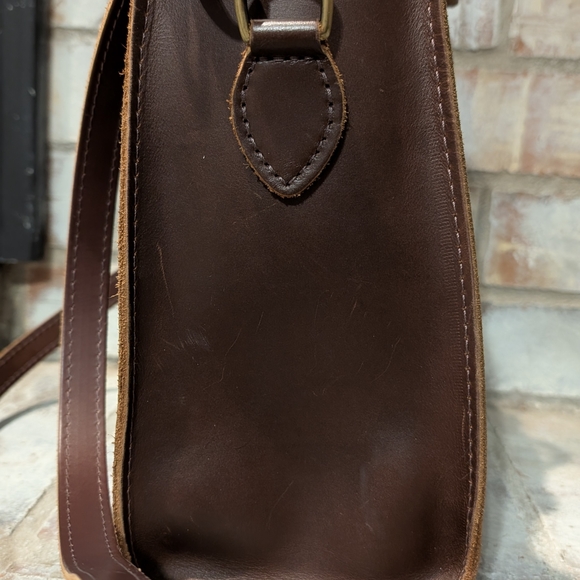 Portland Leather Premium Lola Chocolate Brown Leather Tote - Picture 5 of 10